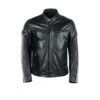 Helstons Race Leather Aniline Black Jacket -Helstons Store 0002s 0021 racer