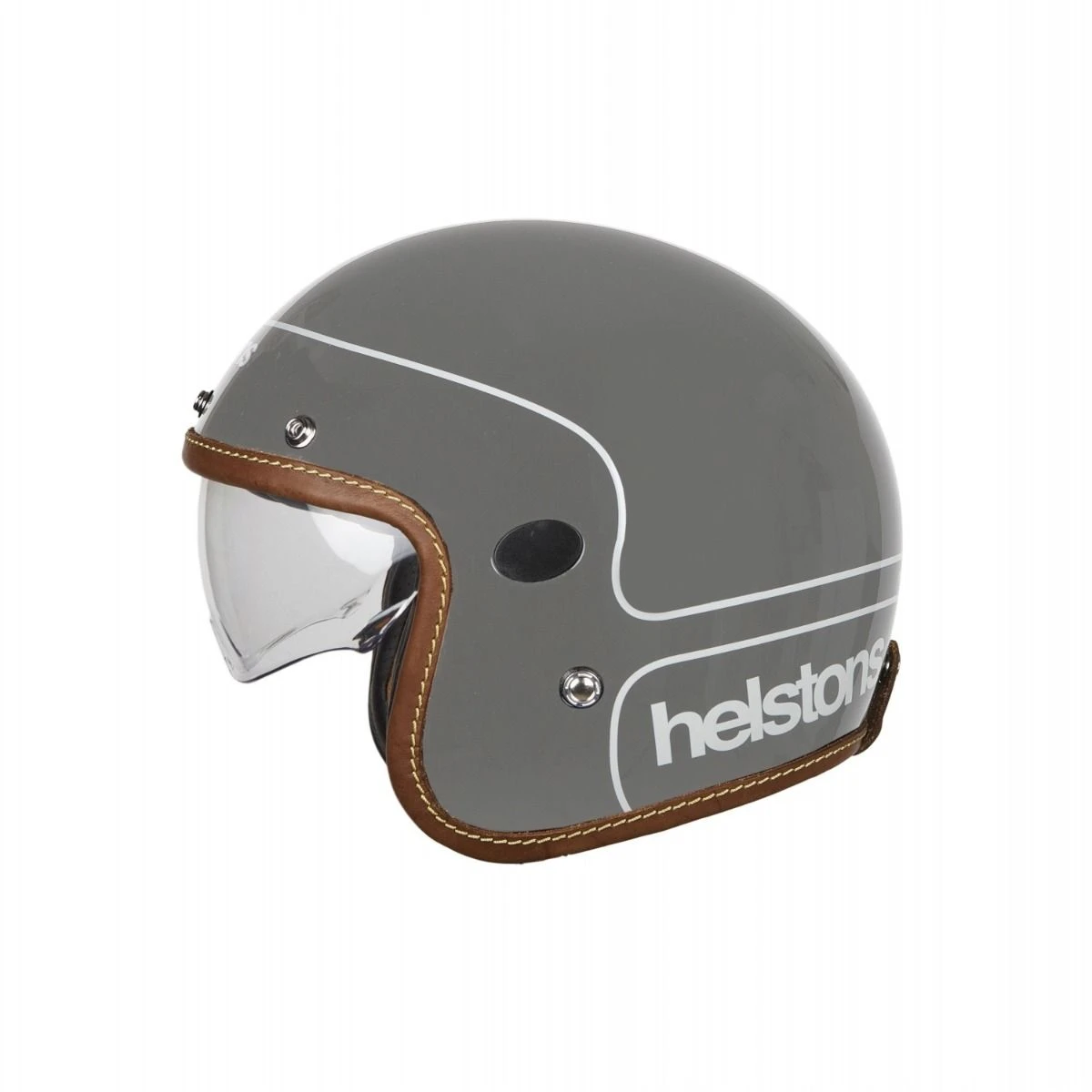 Helstons Corporate Carbon Fiber Grey Jet Helmet 3 Helstons Corporate Carbon Fiber Grey Jet Helmet