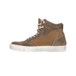 Helstons Kobe Canvas Armalith Leather Khaki Khaki Shoes