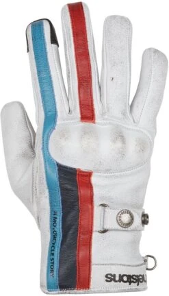 Helstons Burton White Blue Red