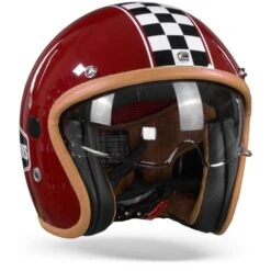 Helstons Flag Carbon Fiber Burgundy Jet Helmet 10 Helstons Flag Carbon Fiber Burgundy Jet Helmet -Helstons Store HelstonsFlagRed.35