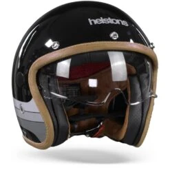 Helstons Mora Carbon Fiber Black Jet Helmet -Helstons Store HelstonsMoraBlack.35