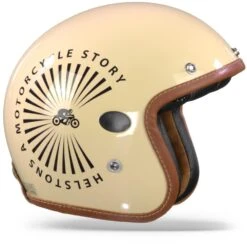 Helstons Sun Carbon Fiber Beige Jet Helmet -Helstons Store HelstonsSunBeige.29