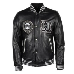 Helstons College Cuir Rag Black