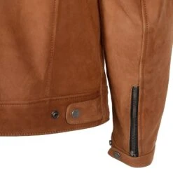 Helstons Colt Brown Nubuck Leather Jacket -Helstons Store helstons colt brown nubuck leather jacket 3