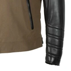 Helstons CRUISER Cuir-Tissu Nylon Kaki -Helstons Store helstons cruiser cuir tissu nylon kaki 7