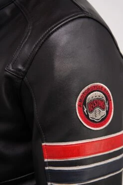 Helstons Elron Leather Rag Black -Helstons Store helstons elron leather rag black 3