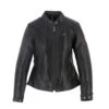 Helstons Emilia Leather Rag Black Jacket -Helstons Store helstons emilia leather rag black jacket 1