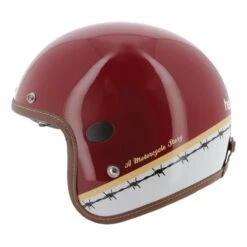 Helstons Evasion Carbon Fiber Bordeaux White Gold Jet Helmet