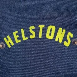 Helstons Garage Cotton Denim Blue Jacket -Helstons Store helstons garage cotton denim blue jacket 3