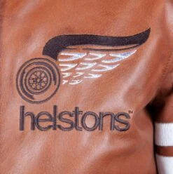 Helstons Jake Speed Leather Buffalo Camel White Jacket -Helstons Store helstons jake speed leather buffalo camel white jacket 3