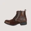 Helstons Mehari Leather Brown Choco Shoes -Helstons Store helstons mehari leather brown choco shoes