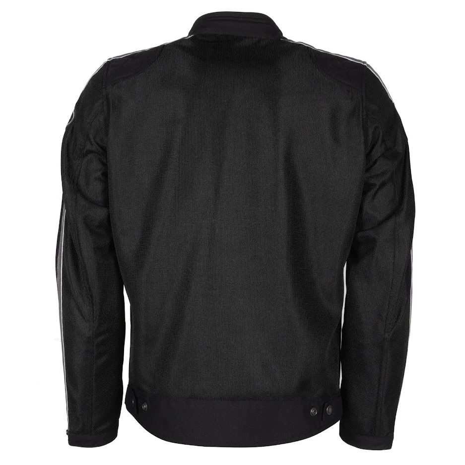 Helstons Pace Air Mesh Fabric Black White Grey Jacket 5 Helstons Pace Air Mesh Fabric Black White Grey Jacket - Image 3