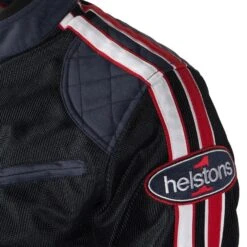 Helstons Pace Air Mesh Fabric Blue Red White Jacket -Helstons Store helstons pace air mesh fabric blue red white jacket3
