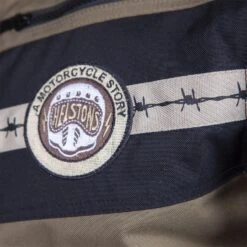 Helstons Sand Textile Motorcycle Jacket Kaki