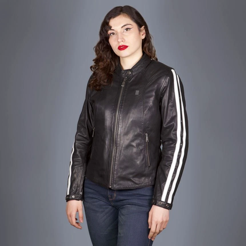 Helstons Victoria Leather Rag Black Jacket 3 Helstons Victoria Leather Rag Black Jacket