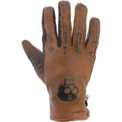 Winter Leather Motorcycle Gloves Helstons Kustom