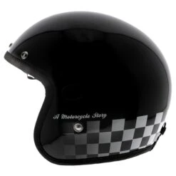 Motorcycle Helmet Jet Helstons Race V587)