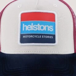Cap Helstons Patch Asquette Trucker -Helstons Store helstons 2023046 nbb noir beige bordeaux 2