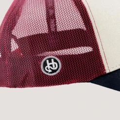 Cap Helstons Patch Asquette Trucker -Helstons Store helstons 2023046 nbb noir beige bordeaux 3