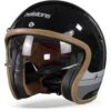 Helstons Mora Carbon Fiber Black Jet Helmet -Helstons Store helstonsmorablack frontpage