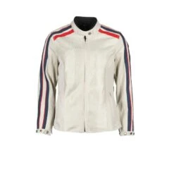 Helstons Jade Tissu Mesh Silver Jacket