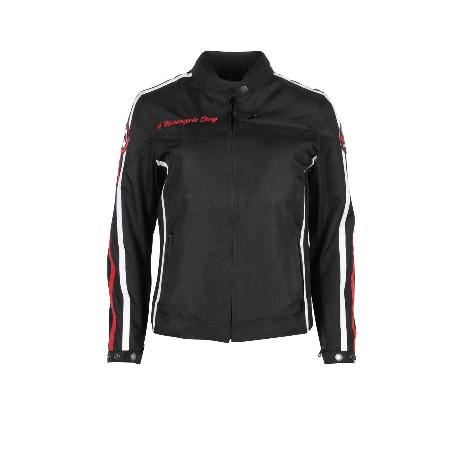 Helstons Queen Tissu Technique Black Jacket 3 Helstons Queen Tissu Technique Black Jacket