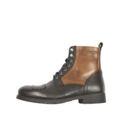 Helstons Travel Aniline Black Tan